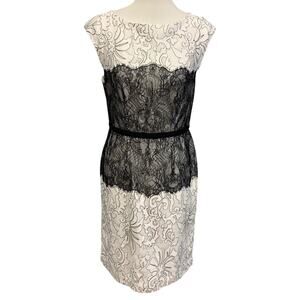 The Limited Women Size 6 Scandal Collection Lace Overlay Sleeveless Sheath Dress
